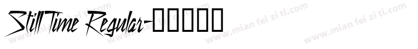 StillTime Regular字体转换